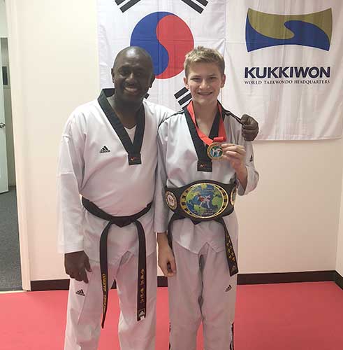 Conrad's Taekwondo Classes - Logan wins gold in Atlanta November 2018